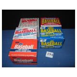 LOT OF 5 FLEER BASEBALL UPDATE SETS: 1985, 88-91