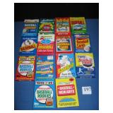 LOT OF 14 BASEBALL BOXED SETS