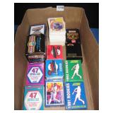 LOT OF 12 BASEBALL SETS; MOST BOXED