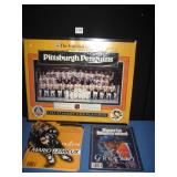 PENGUINS GROUP; FRAMED PICTURE OF 1991 STANLEY