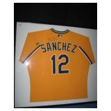 FRAMED FREDDY SANCHEZ JERSEY; 2006 NL BATTING
