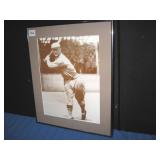 FRAMED PICTURE OF SHOELESS JOE JACKSON; 17.5" X
