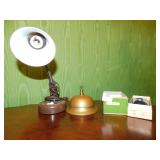 CAST BELL, SMALL DOLL, DESK LIGHT, #118   GERMAN