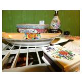 GROUP INCL: MATCH HOLDER, NORITAKE OVAL DISH