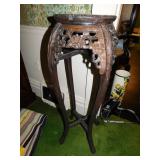 FERN STAND ANTIQUE 35" H X 12" W WITH BROWN