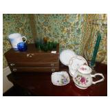 ENGLAND TEA POT, HURRICANE, MAINE MUG IN OB,