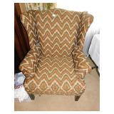 WING CHAIR VERY CLEAN WITH WOOD LEGS