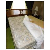 KING SIZE CANED BACK HEADBOARD AND