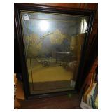 MIRROR WITH FLOWER DESIGN