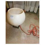 ROUND ALABASTER LAMP