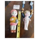 JAPAN 4" BISQUE DOLLS