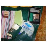 RUGS, SMALL ORIENTAL RUG, ETC.