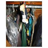 CLOSET OF CLOTHING INCLUDING VINTAGE
