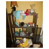 CONTENTS OF PLASTIC SHELF AND SHELF