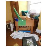 NEW FOLDING TABLE, FABRIC, ETC.