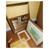SHADOW BOX FRAME, FRAMED PICTURE, 2 FRAMES