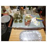 STARBUCK HOT CHOCOLATE, GLASSES, HOT PLATE