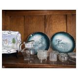 TWO BUFFALO POTTERY "THE GUNNERS" 1097 PLATES,