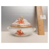 HEREND DOUBLE HANDLED TUREEN 5.5" TALL