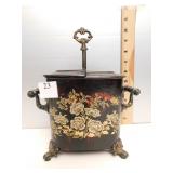 SHOT GLASS CADDY MADE IN FORM OF FIREPLACE COAL