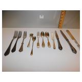 FLATWARE; 12 PIECE; PLATE; NOT MATCHING