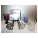 KENSINGTON SHIP TRAY 10 X 10; SP TRIVET, CHEESE