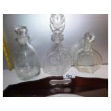 ETCHED DECANTERS