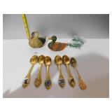 6 PHOEBIS AVA HANADA SPOONS; 3 HEINZ PICKLES & 2