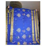 BLOUSE, WRAP & TIE; HAND MADE SIZE LARGE WITH