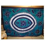 TABLE CLOTH WITH 8 NAPKINS; COTTON 5