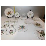 GROUP OF BARVARIA, 8 LIMOGE PLATES