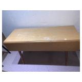 FORMICA TOP DROP SIDE TABLE 52" X 38" W- WITH