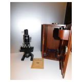 SPENCER MICROSCOPE 129530- WITH LENSES 1.8, 4,