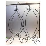 PAIR OF HANGING BASKET HOLDERS 3