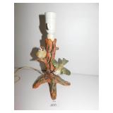 GOEBEL LAMP BOY ON SWING; MEASURES 10" TALL