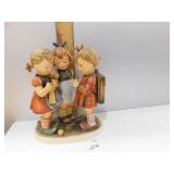 GOEBEL FIGURINE; 3 SCHOOL GIRLS; MEASURES 7.5"