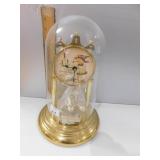 GOEBEL CLOCK; 1993; GLASS DOME; MEASURES 11" TALL