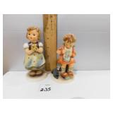 2 GOEBELS; FOR MOTHER & GIRL SITTING ON CHAIR