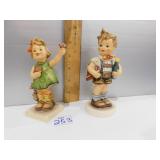 2 GOEBELS; BOY WITH A VALENTINE & SPRING CHEER