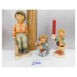 3 GOEBELS; POLICE CADET BOY, CANDLE FLAME &