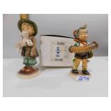2 GOEBELS; ACCORDIAN BOY WITH OB; BOY WITH LAMB