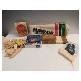 MANKALA AFRICAN STONE GAME, THE FRANCH CARD GAME