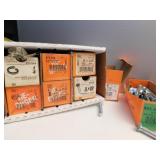 BOXES OF DORMAN BOLTS ETC.