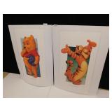 DISNEY "WINNIE THE POOH" & "TIGGER" OVERALL SIZE