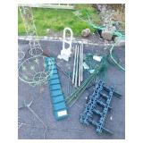 GARDEN FENCE PLASTIC, PLANT SUPPORTS, TUB HANDLE