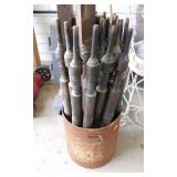 WOOD SPINDELS 30+ -30" H