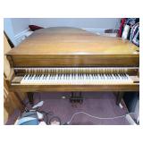 EMERSON WALNUT BABY GRAND PIANO IVORY KEYS
