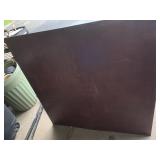 WOODEN DESK PAD FOR A CHAIR TO ROLL ON