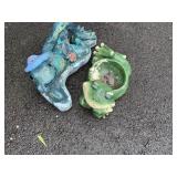 GARDEN PLANTER FROGS