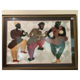 Thread Art by Opare Yeboah - 3 Musicians all